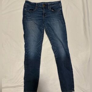 American Eagle Outfitters Dark Blue Skinny Jeans